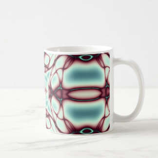 Roter Wirbels-abstrakte Kunst Kaffeetasse