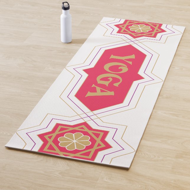 Roter Yoga Yogamatte (Beispiel)