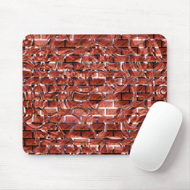 Roter Ziegeleffekt beim zeichn metallischer Kreise Mousepad (Mit Mouse)