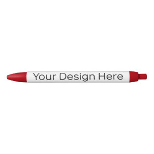 Roter Zierstift mit blauer Tinte Kugelschreiber