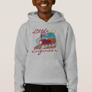 Roter Zug-kleine Ingenieur-T-Shirts und Geschenke Hoodie