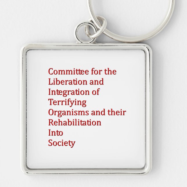 Roter Zwerg Schlüsselanhänger (Vorne)