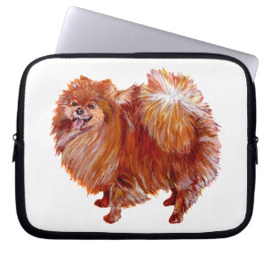 Roter Zwergspitz Laptopschutzhülle