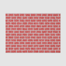 Rotes 8-Bitcomputer-Spiel-Blick-Ziegelstein-Muster Seidenpapier