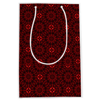 Rotes Abstrakt Mittlere Geschenktüte