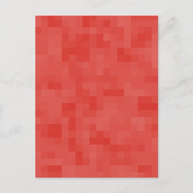 Rotes Abstraktes Muster. Postkarte (Vorderseite)