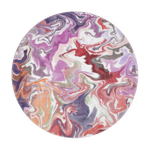 Rotes Acryl Schneidebrett