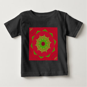 rotes afrikanisches ethnisches Stammesmuster Baby T-shirt