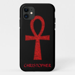 Rotes Ankh iPhone 5 Hülle