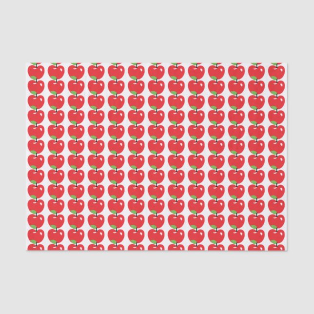 Rotes Apple kopieren Seidenpapier (Vorderseite)