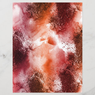 Rotes Aquarellfarben-Fleck-Papier aus weichem past