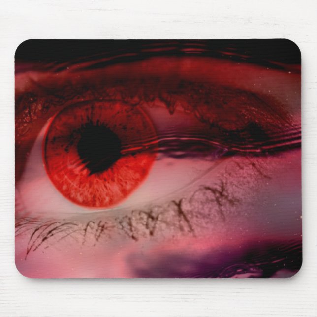 Rotes Auge Mousepad (Vorne)
