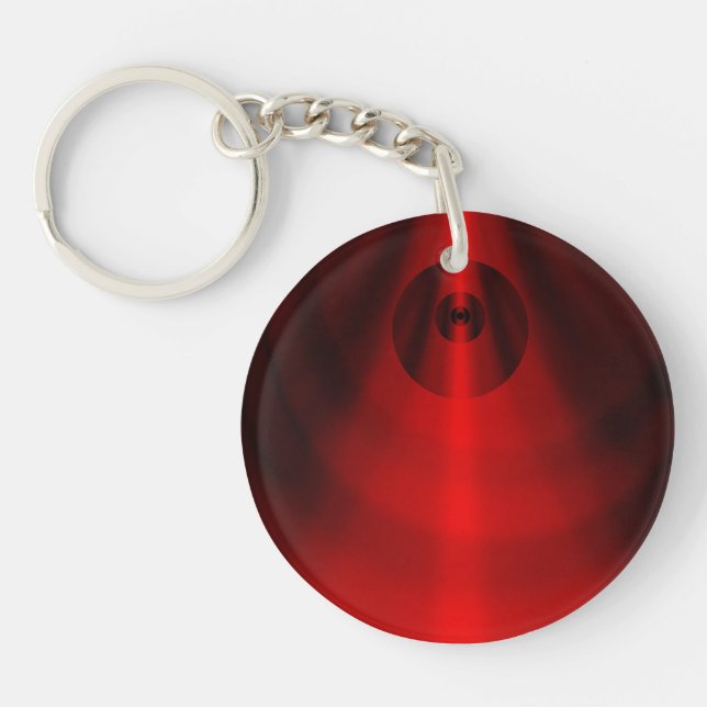 Rotes Auge Schlüsselanhänger (Vorderseite)