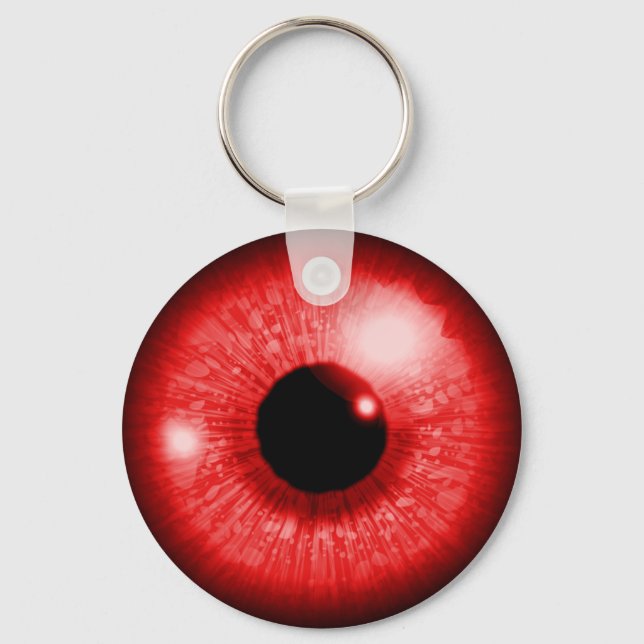 Rotes Auge Schlüsselanhänger (Vorderseite)
