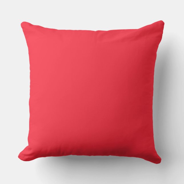 Rotes Außenkissen Kissen Für Draußen (Vorderseite)