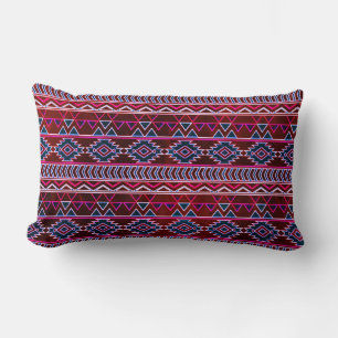 Rotes Aztekisches Stammmuster Lendenkissen