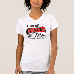 Rotes Band-Bewusstsein - Mamma T-Shirt