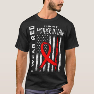 Rotes Band Für Die Herzkrankheit Meiner Schwiegerm T-Shirt