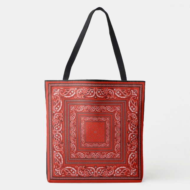 Rotes Bandanarama Tasche (Vorderseite)