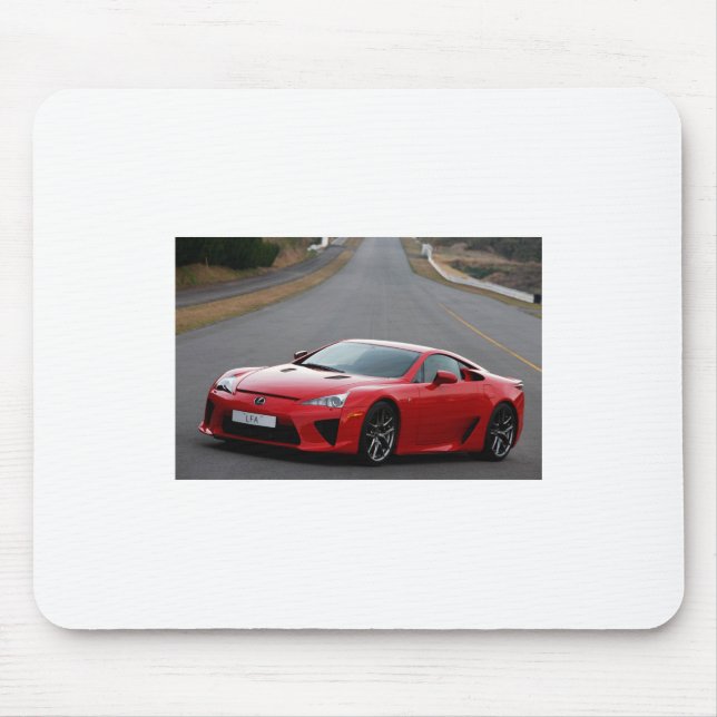 ROTES BENACHTEILIGTES GEBIET MOUSEPAD (Vorne)