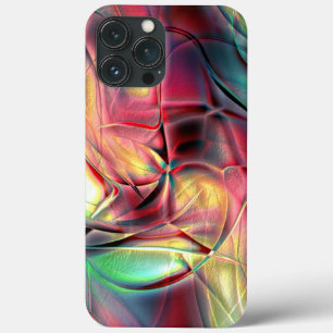 Rotes bis grünes, buntes, zerbrochenes Strandtuch Case-Mate iPhone Hülle