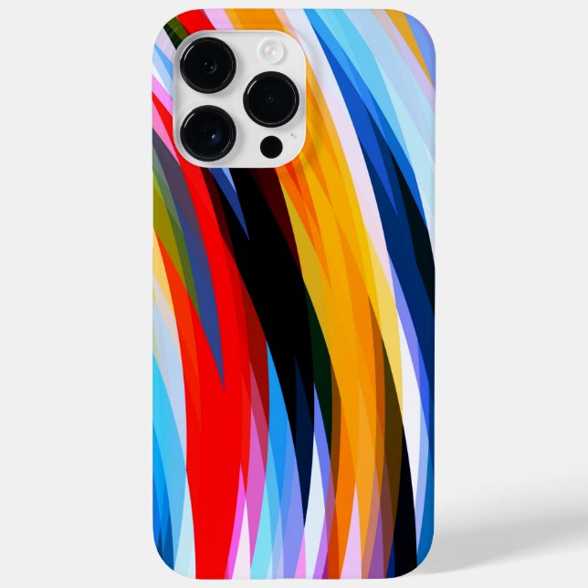 Rotes Blau Case-Mate iPhone 14 Pro Max Hülle (Rückseite)