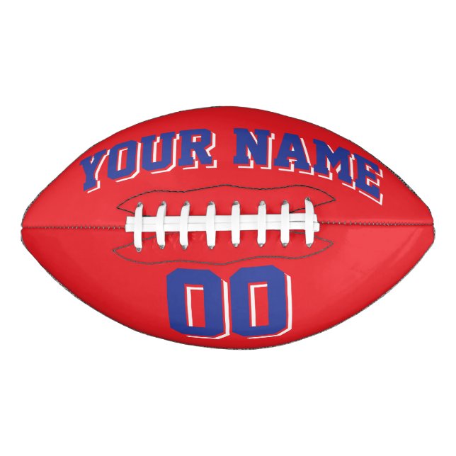 ROTES BLAU UND WEISS FOOTBALL (Vorderseite)