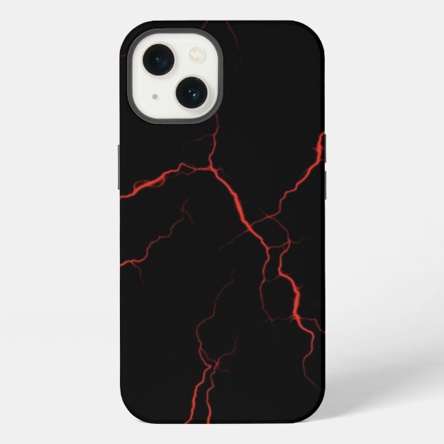 Rotes Blitz Case-Mate iPhone-Hülle iPhone Hülle (Rückseite)