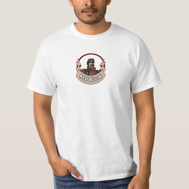 Rotes Blok Armee-Shirt T-Shirt (Vorderseite)