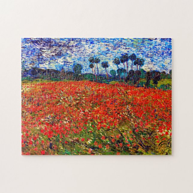 Rotes Blume Feld, Van Gogh (Horizontal)