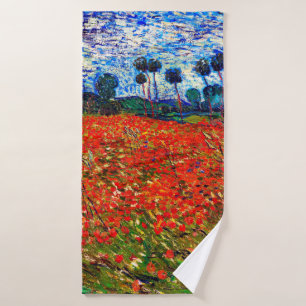 Rotes Blume Feld, Van Gogh Badehandtuch