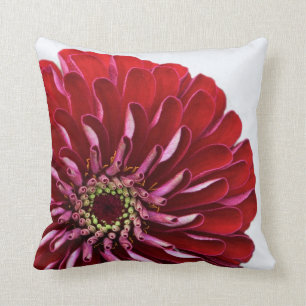 Rotes Blumen-Kissen Kissen