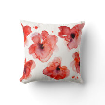 Rotes BlumenAquarell elegant