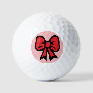 Rotes Bogen-Design Golfball