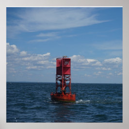 rotes Boje-Poster Poster