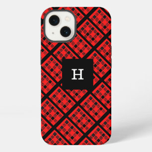 Rotes Büffel-Karo-iPhone-/iPad-Hülle iPhone Hülle