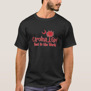 Rotes Carolina-Mädchen am besten in der Welt T-Shirt