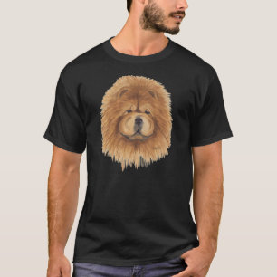 ROTES Chow-Chow Dunkelheit Shirt