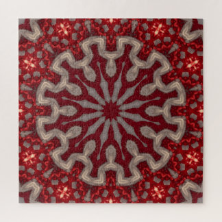 Rotes Dekoratives Puzzle