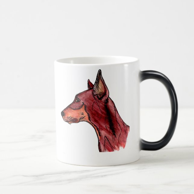 Rotes Dobe Verwandlungstasse (Rechts)