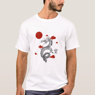 rotes Drachen-T-Shirt T-Shirt