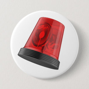 Rotes drehendes Notfallwarnlicht Button