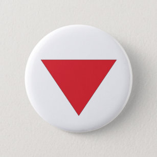Rotes Dreieck Button