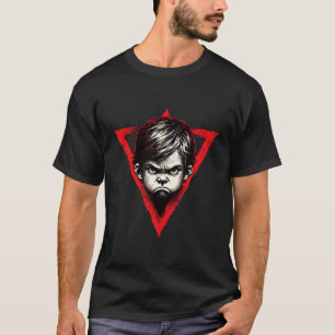 Rotes Dreieck T-Shirt