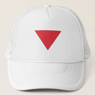 Rotes Dreieck Truckerkappe