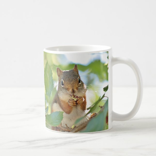 Rotes Eichhörnchen Kaffeetasse (Rechts)