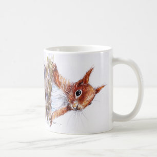 Rotes Eichhörnchen Kaffeetasse