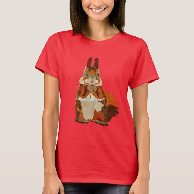 Rotes Eichhörnchen T-Shirt (Vorderseite)