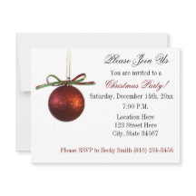 Rotes Elegantes Weihnachtsschmuck Party