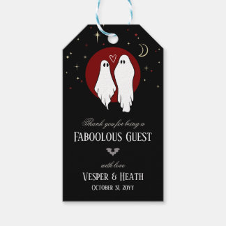 Rotes Faboolous-Gast-Hochzeitsgeschenk Halloween Geschenkanhänger